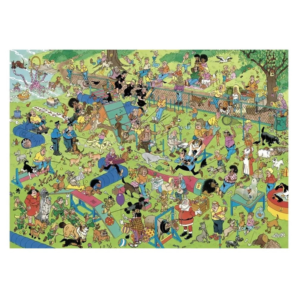 Jvh Dog Parkour Holdson 1000pc Jigsaw Puzzle