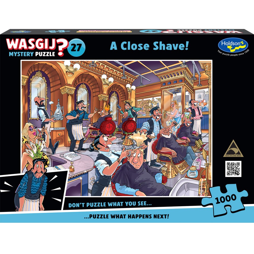 Puzzle - Holdson - Wasgij? - Mystery - #27 - Close Shave 1000pc