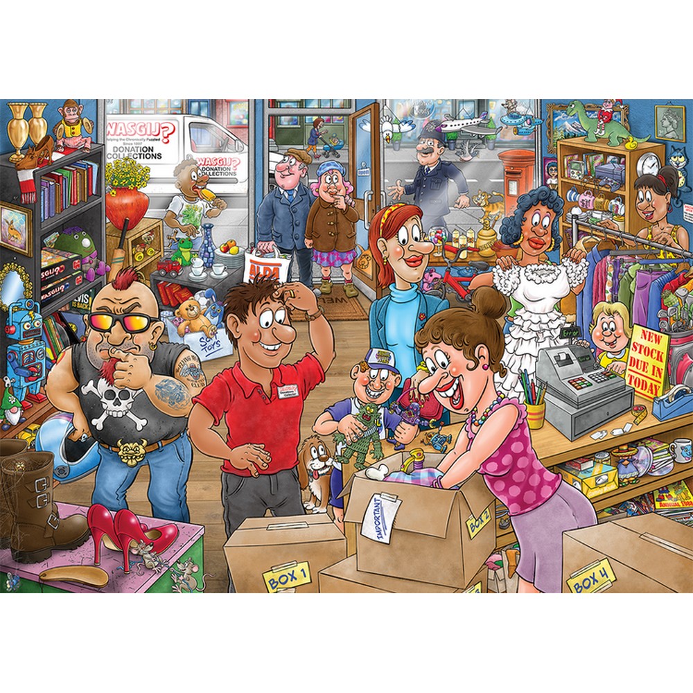 Puzzle - Holdson - Wasgij? - Mystery - #29 - Donation Debuckle 1000pc