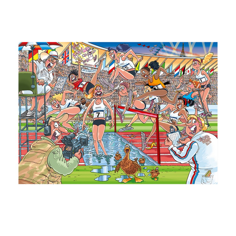 Puzzle - Holdson - Wasgij? - Original - #44 - Summer Games 1000pc