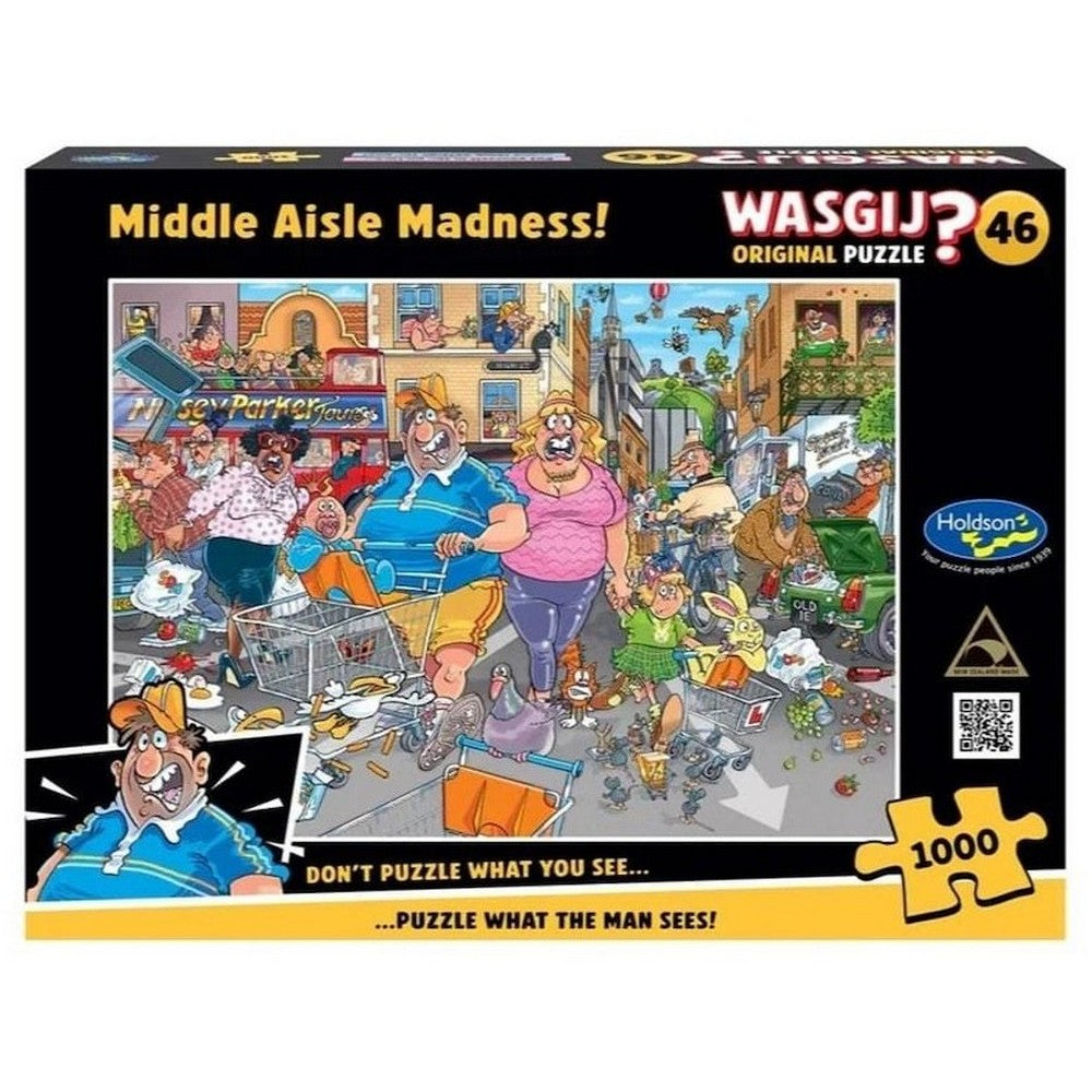 Puzzle - Holdson - Wasgij? - Original - #46 - Middle Aisle Madness 1000pc