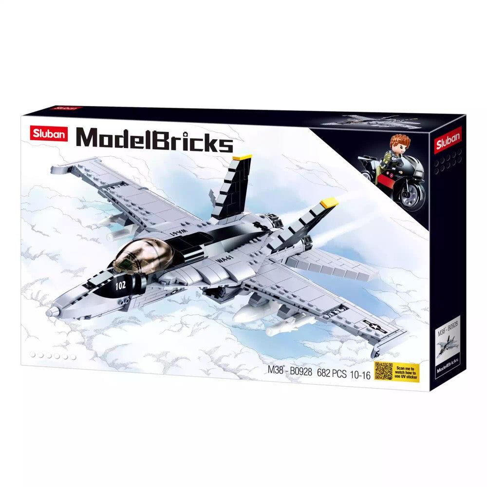 F/A 18 Super Bumblebee 682Pcs