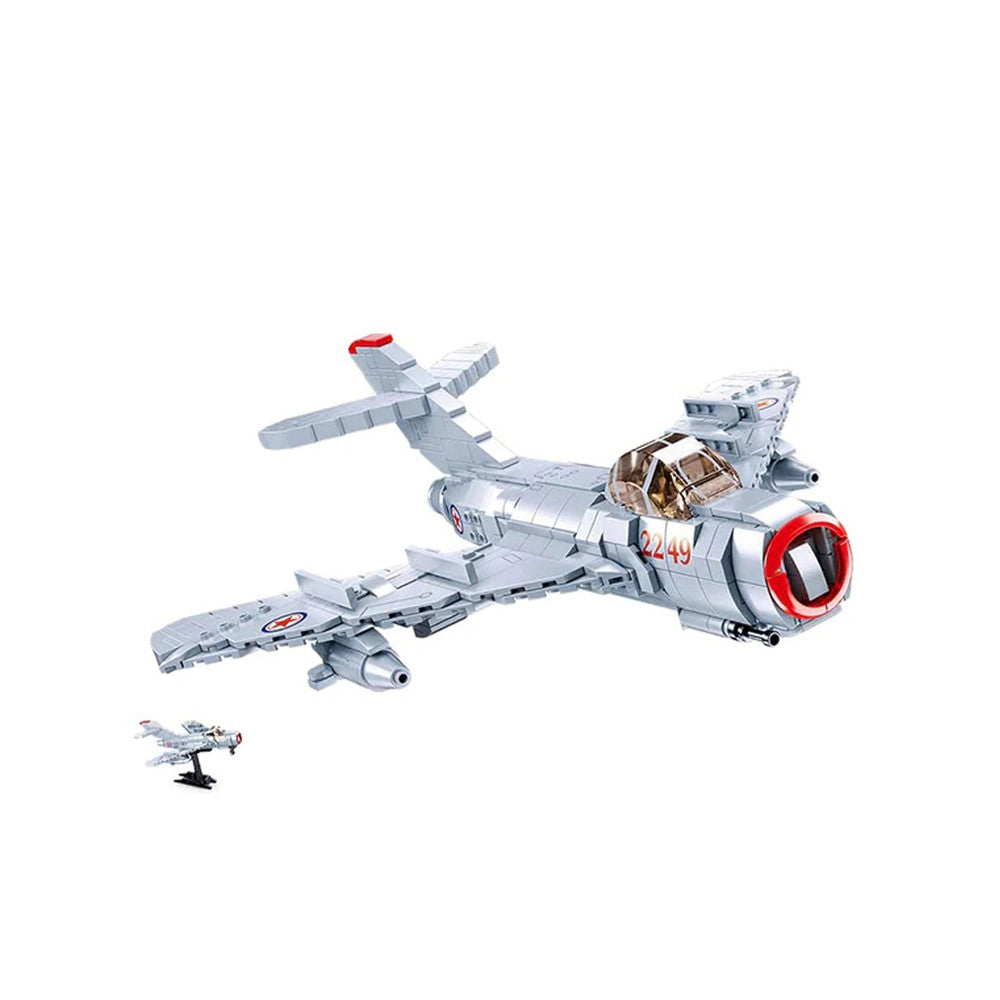 Mig-15 Bis Fighter Jet 583Pcs