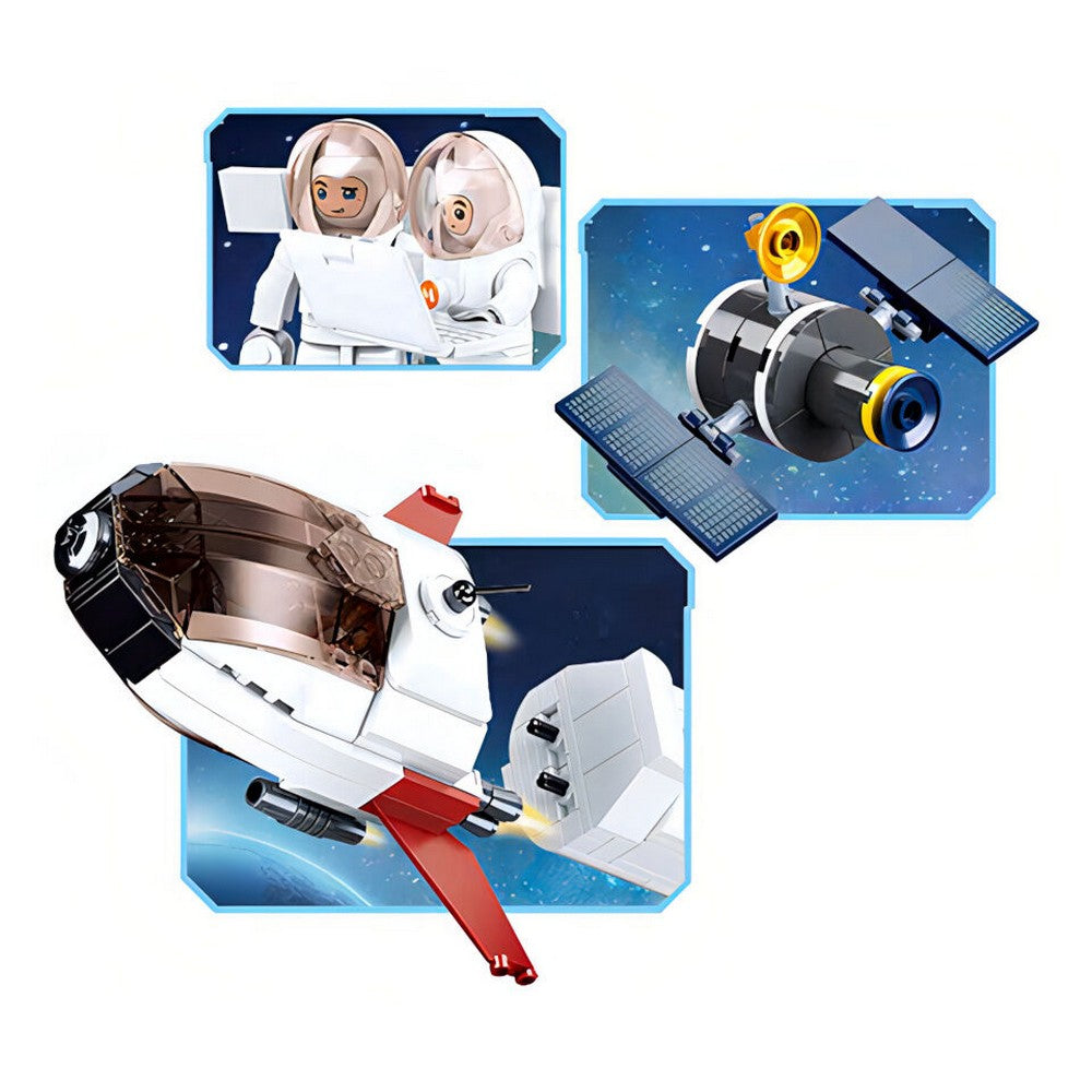 Space Saturn Rocket 468Pcs