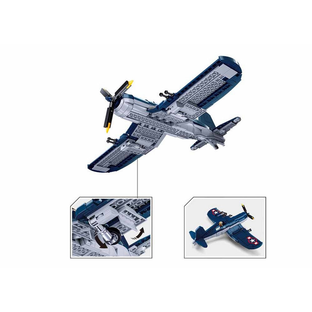 Ww2 F4U Corsair Fighter 550Pc