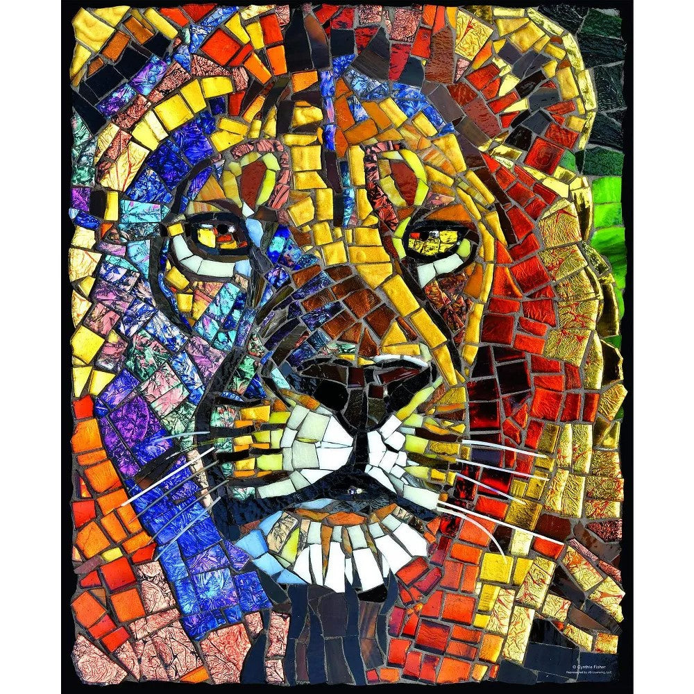 Puzzle - Sunsout - Stained Glass Lion 1000Pc