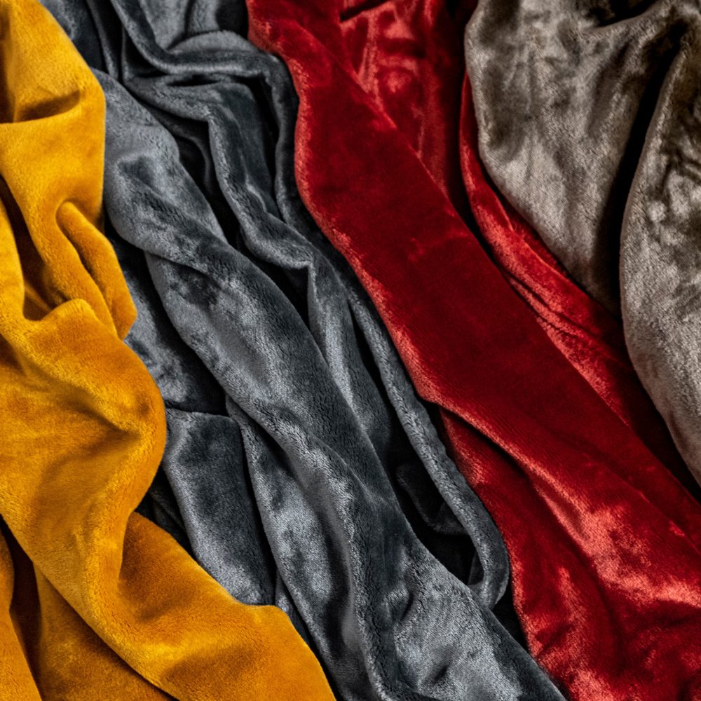 DreamTicket Coral Fleece Blanket - Marigold