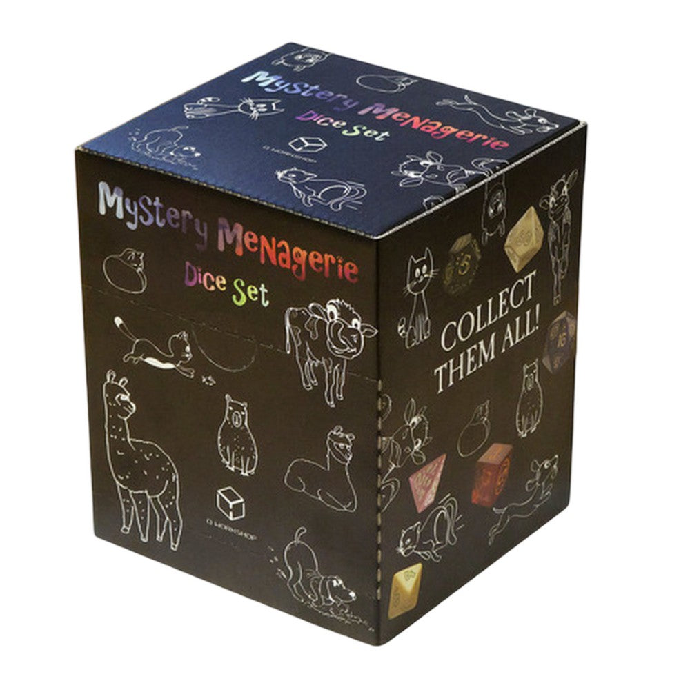 Q Workshop - Box of 12 Mystery Menagerie Dice Sets