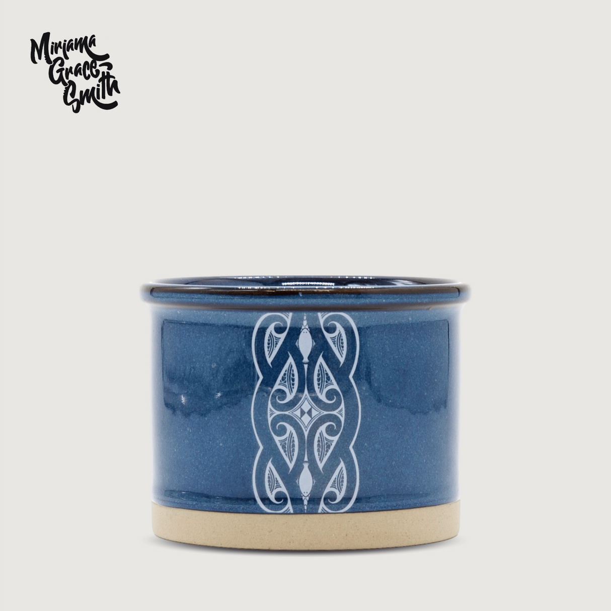 Moana Road - Miriama Grace-Smith Ceramic Butter Bell - Navy - 2 units