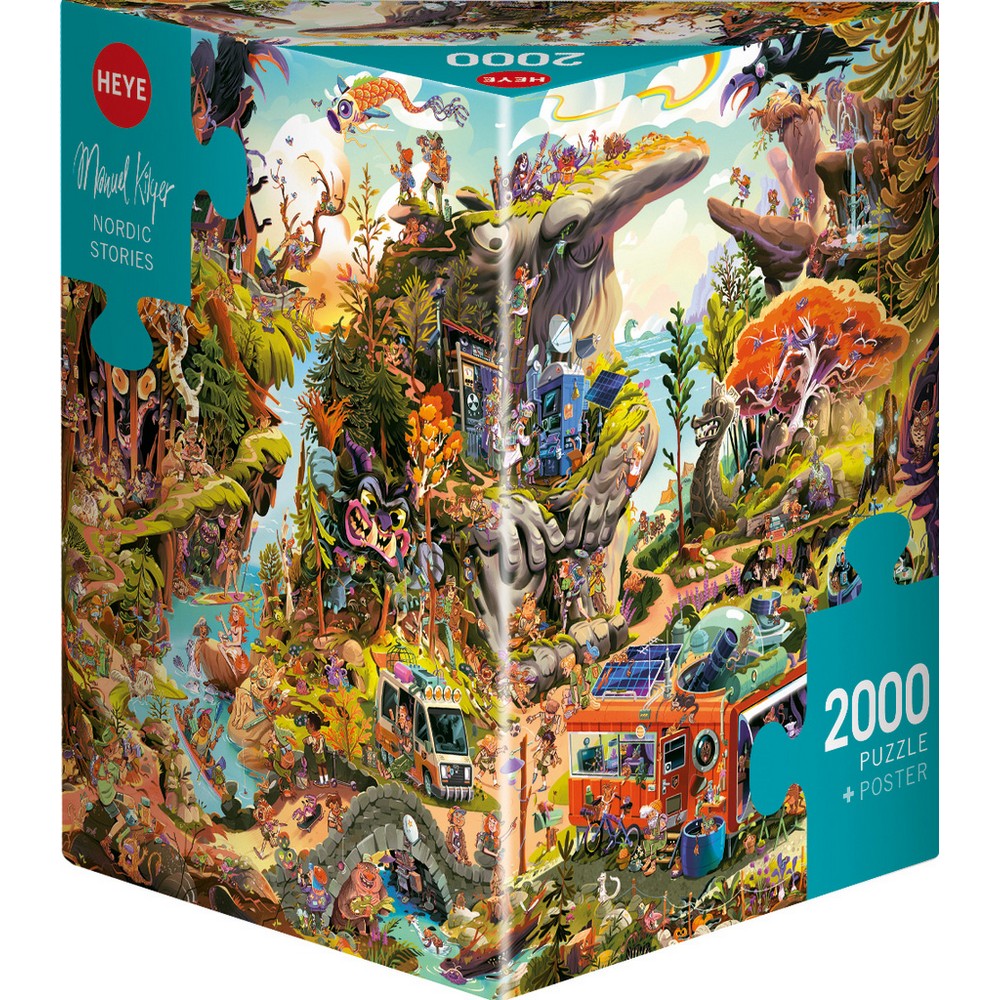 Heye - Triangular Box - Kilger; Nordic Stories Triangular Box 2000 Piece