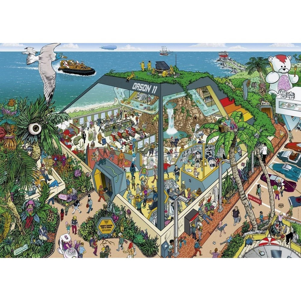 Puzzle - Heye - Triangular Box - Gobel & Knorr, Boatyard 1000pc