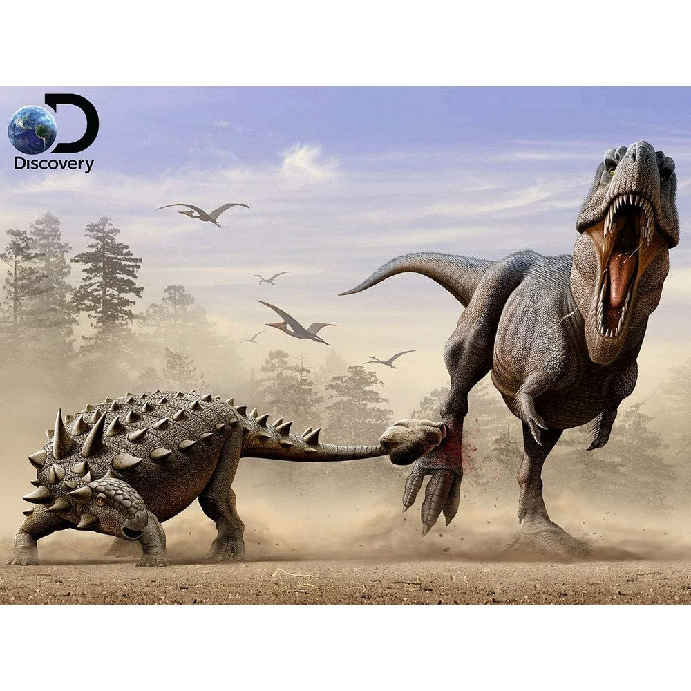 Puzzle - 3D - Prime Daspictosaurus VS Euplocephalus