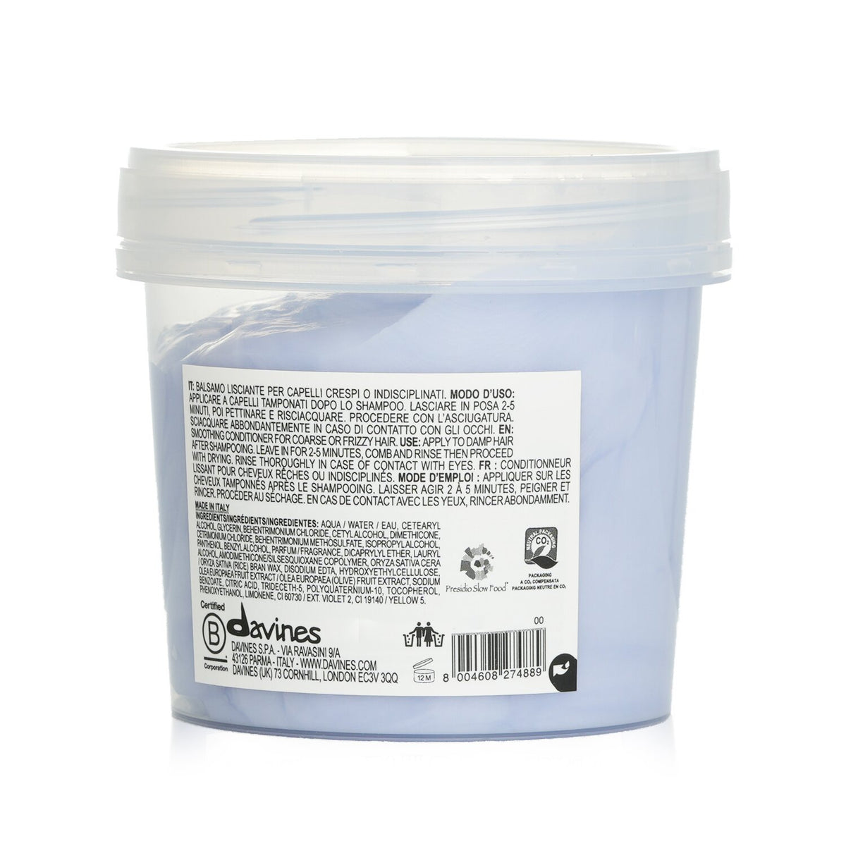 Davines Love Smoothing Conditioner (For Coarse or Frizzy Hair) 250ml/8.76oz