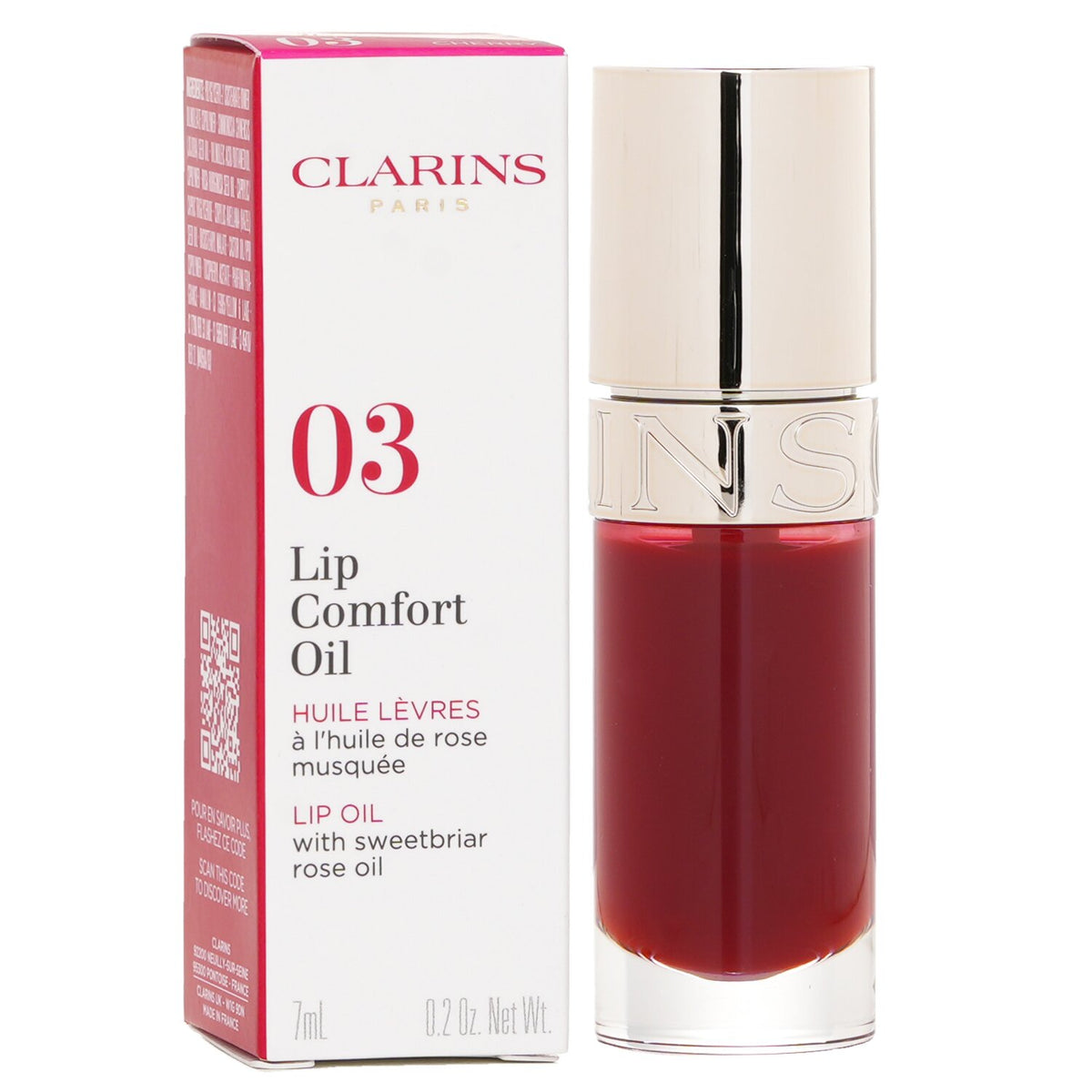 Clarins - Lip Comfort Oil - # 03 Cherry - 7ml/0.2oz