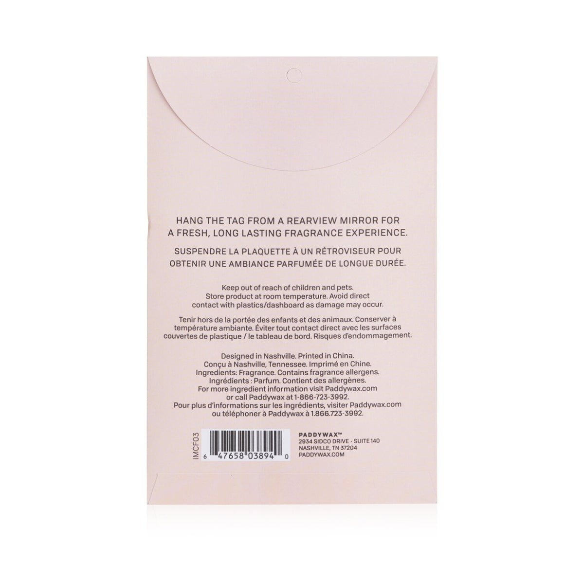 Paddywax - Impressions Car Fragrance - Love Ya - 2packs