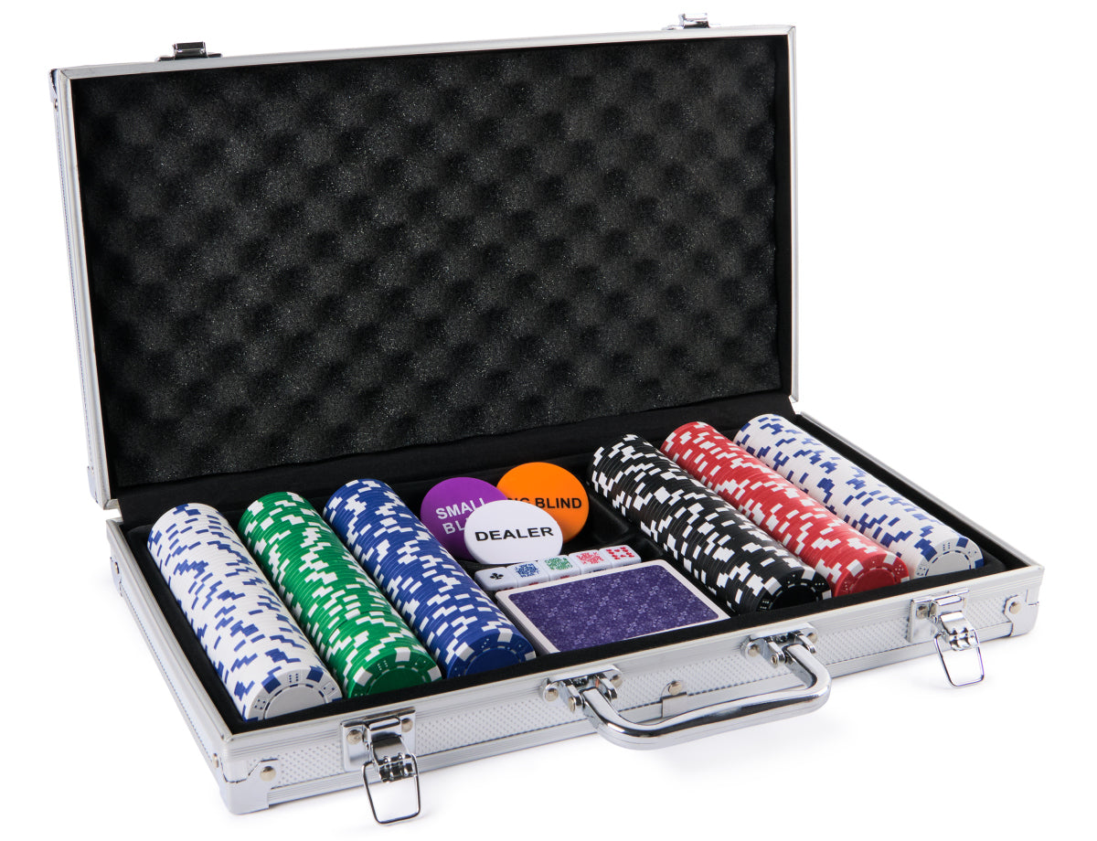 Classic 300 Piece 11.5gm Poker Set in Case - Board Game