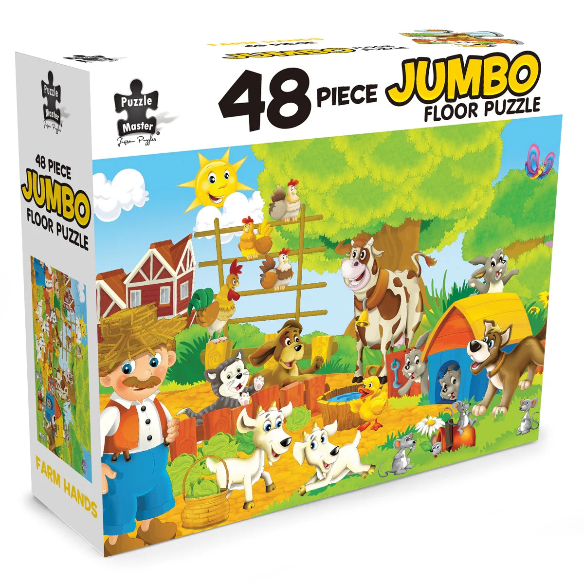 Puzzle - BMS - Farm Hands Jumbo Floor Puzzle