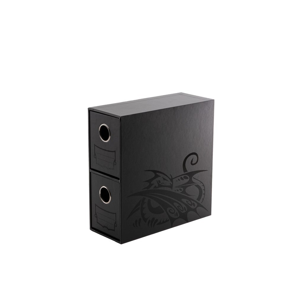 Dragon Shield: Fortress Card Drawers - Vertical: Size 2 - Black