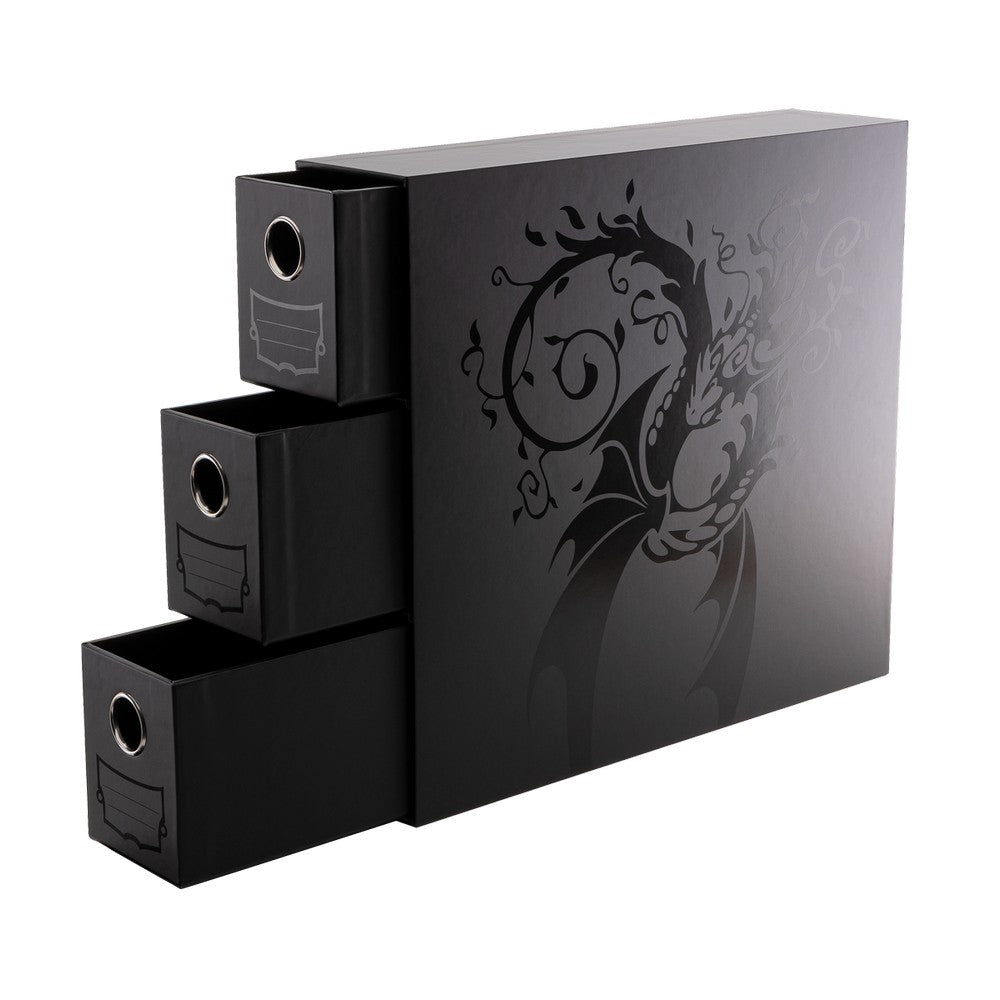 Dragon Shield: Fortress Card Drawers - Vertical: Size 3XL - Black