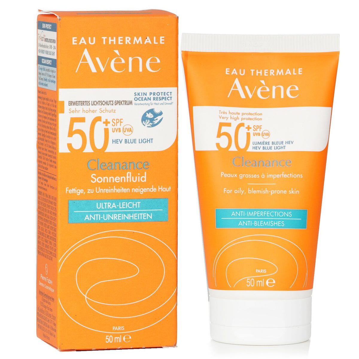 Avene - Very High Protection Cleanance Solar SPF50+ - For Oily, Blemish-Prone Sk