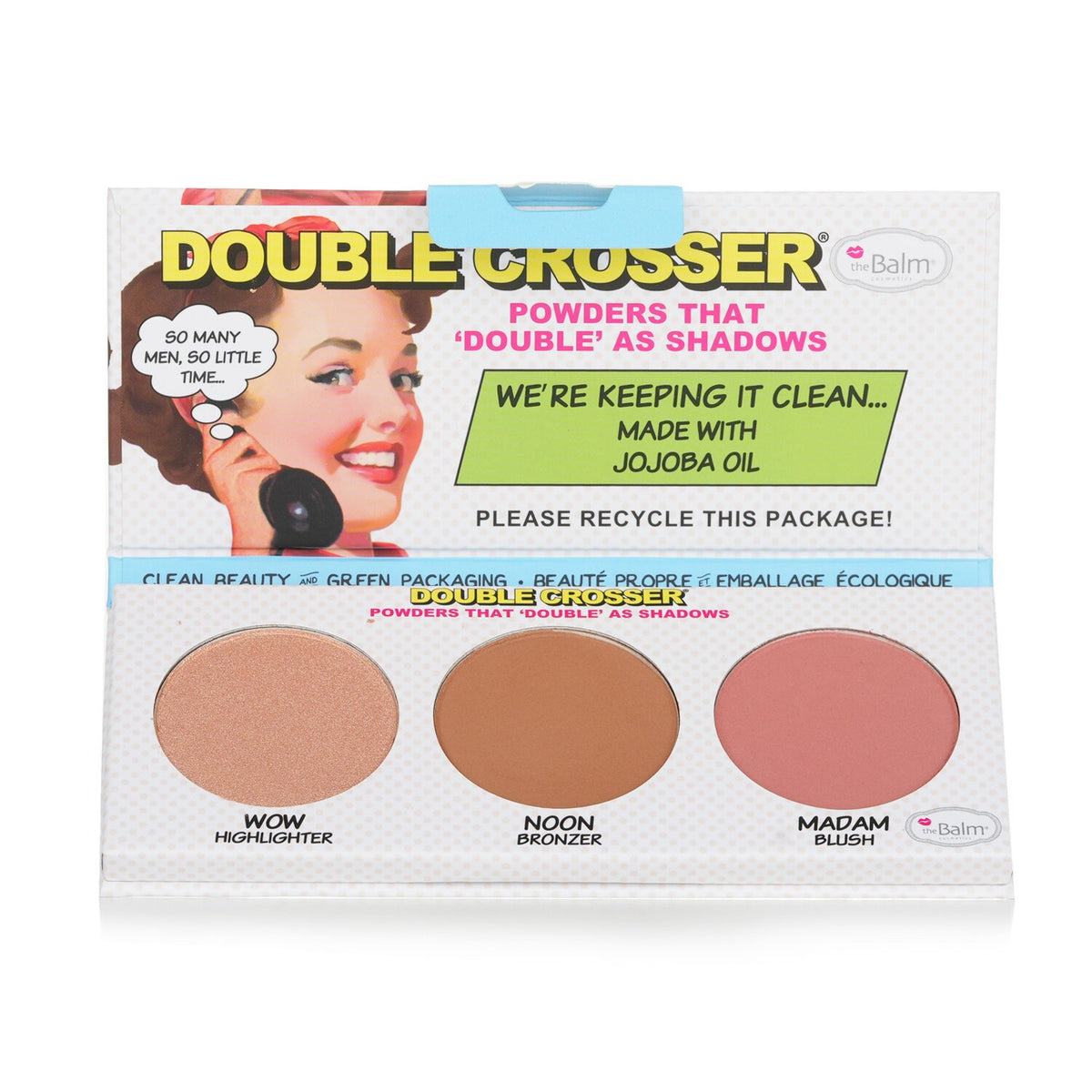 TheBalm - Double Crosser (Highlighter, Bronzer & Blush) - 8.5g/0.29oz