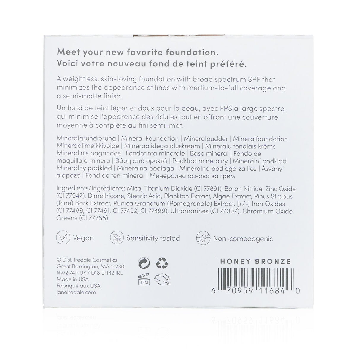 Jane Iredale - PurePressed Base Mineral Foundation Refill SPF 20 - Honey Bronze