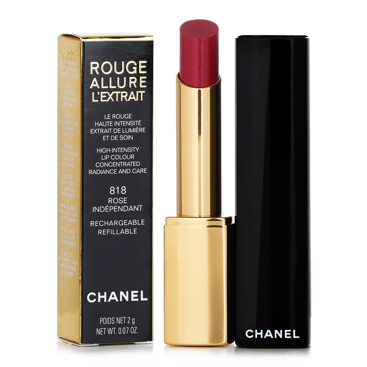 Chanel - Rouge Allure L�extrait Lipstick - # 818 Rose Independent - 2g/0.07oz