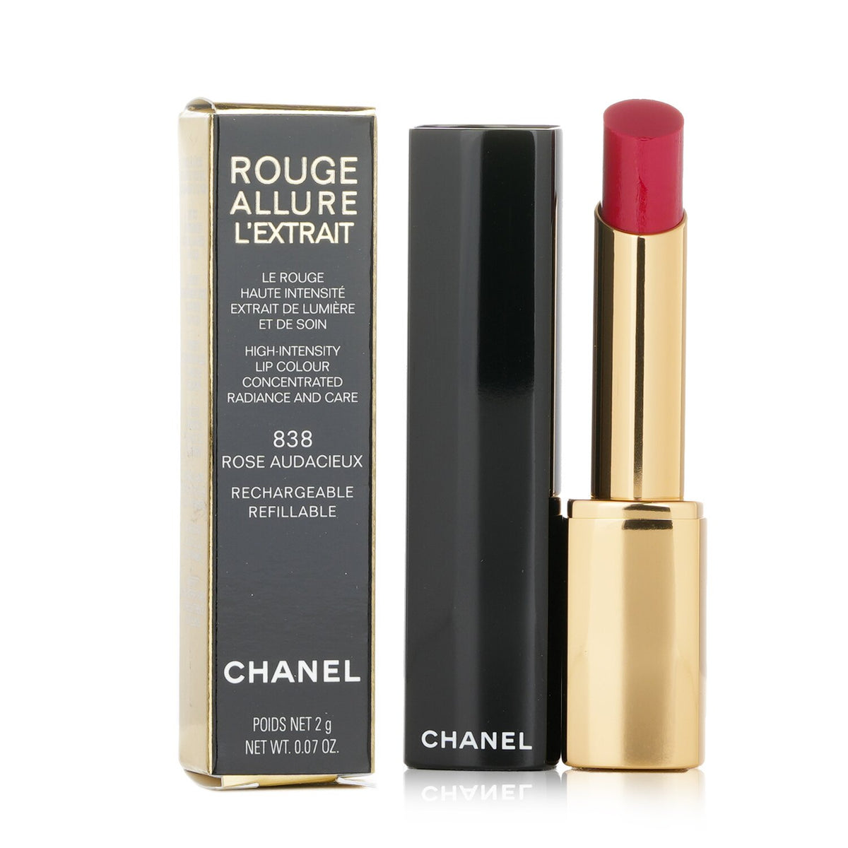 Chanel - Rouge Allure L�extrait Lipstick - # 838 Rose Audacieux - 2g/0.07oz