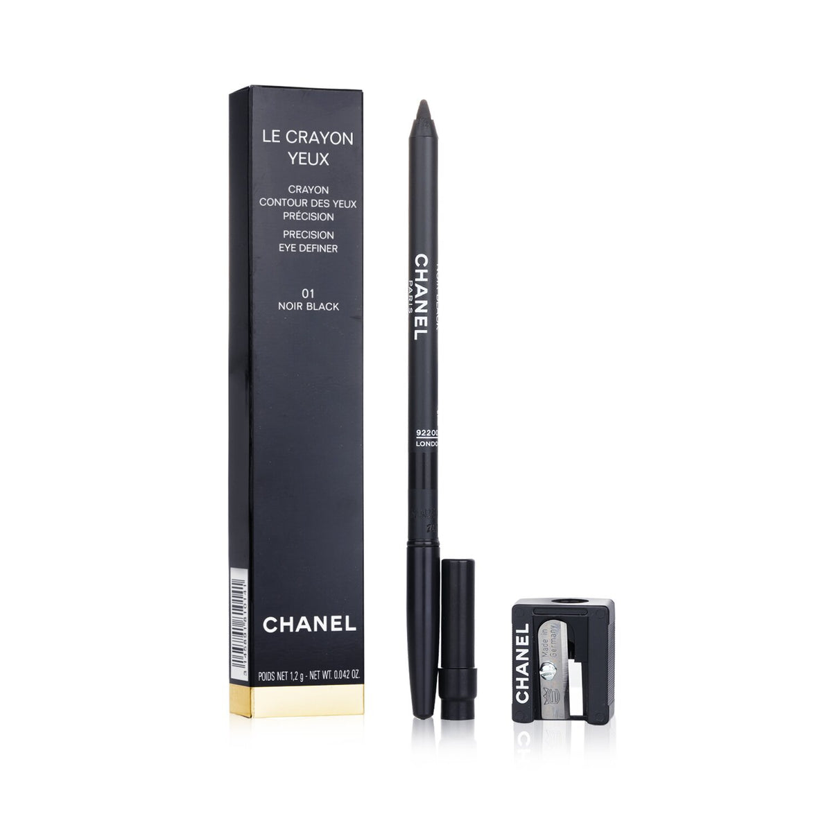 Chanel - Le Crayon Yeux - # 01 Noir Black - 1.2g/0.042oz