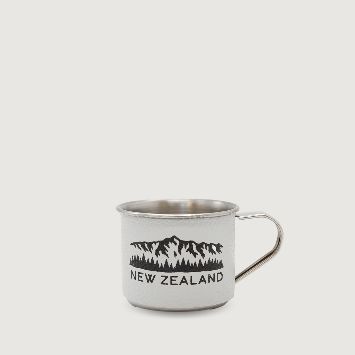 Moana Road - Metal Shot Glass - Grey Tramping (55ml) - Pack of 6
