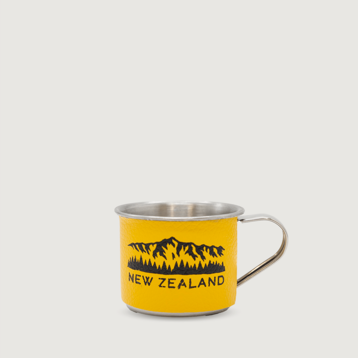 Moana Road - Metal Shot Glass - Yellow Tramping (55ml)