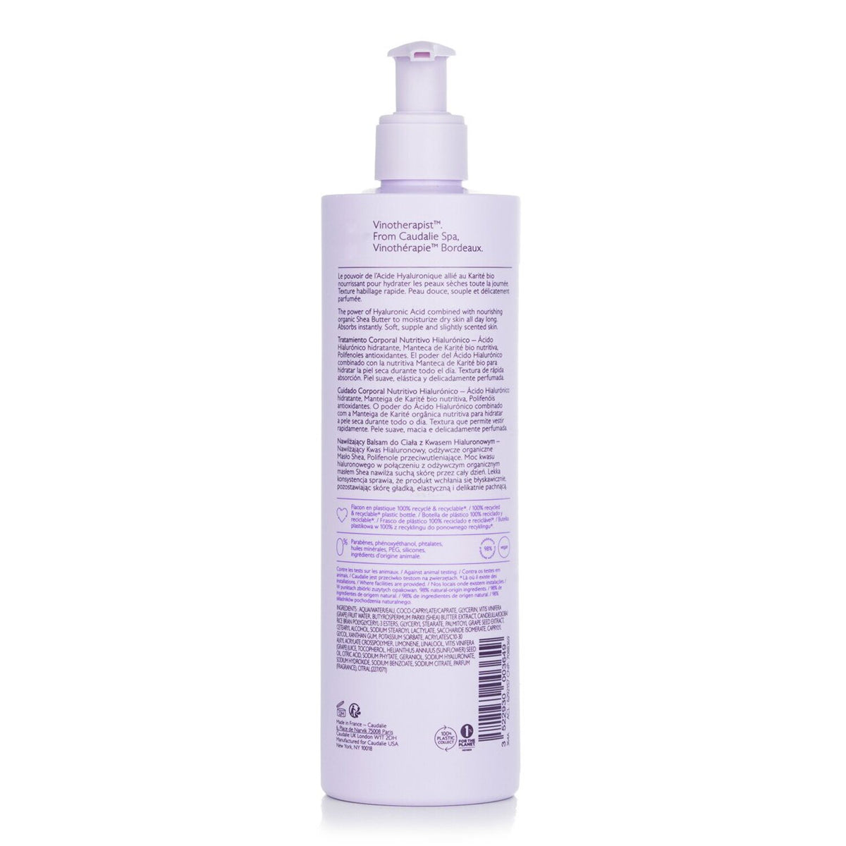 Caudalie - Vinotherapist Hyaluronic Nourishing Body Lotion - 400ml/13.5oz