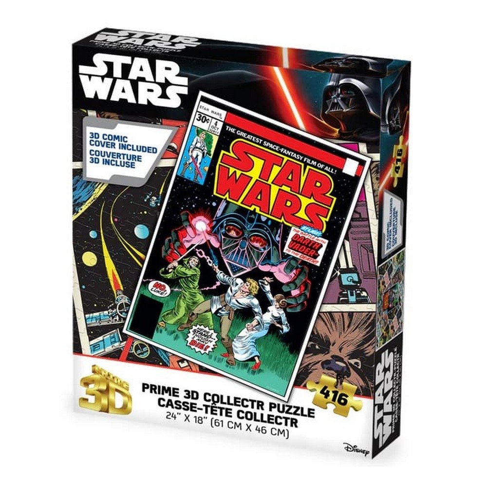 Prime 3D Star Wars Battle With Darth Vader Comic 416 Piece Puzzle