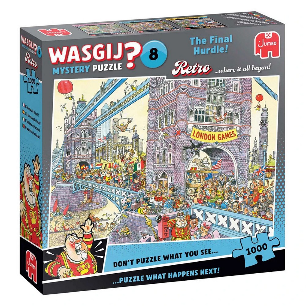 Jumbo - Wasgij? Retro Mystery #8 Final Hurdle 1000 Piece - Jigsaw Puzzle