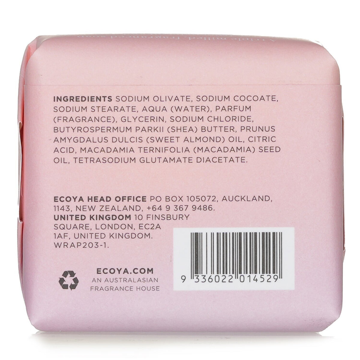 Ecoya - Soap - Sweet Pea & Jasmine - 90g/3.2oz