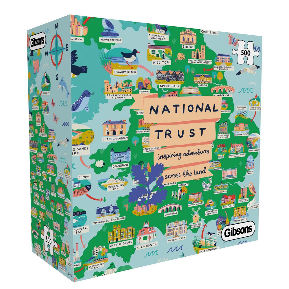 Gibsons - National Trust: Across the Land (500) - Jigsaw Puzzle