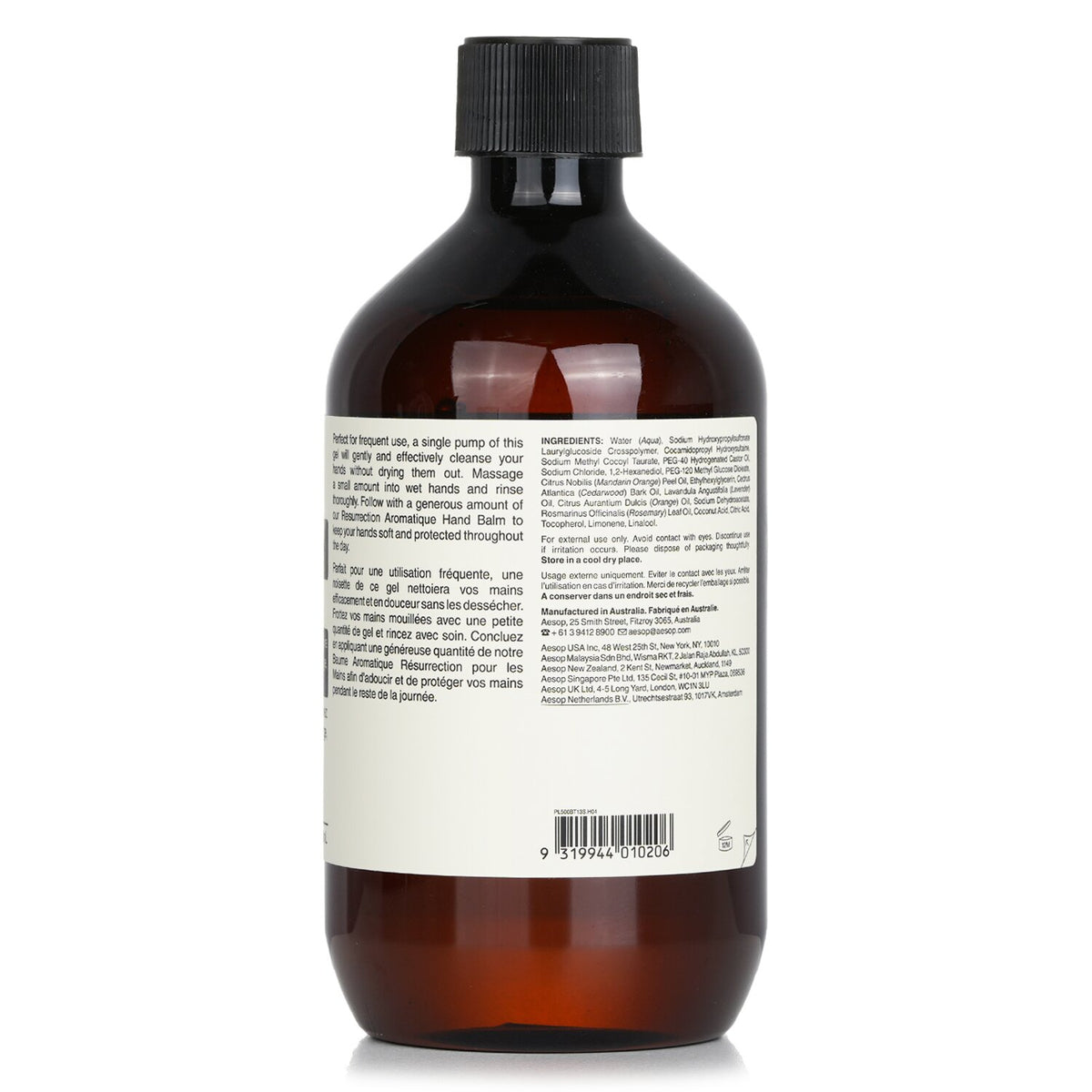 Aesop - Resurrection Aromatique Hand Wash With Screw Cap - 500ml/16.9oz