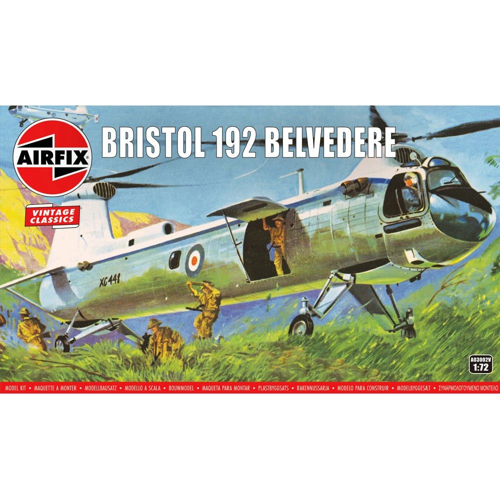 Bristol 192 Belvedere Airfix 1:72 Scale Model Kit
