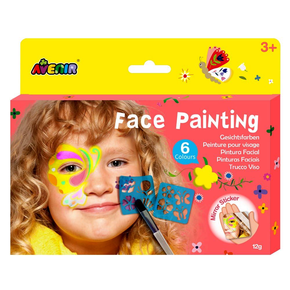 6 Face Painting Yellow Avenir