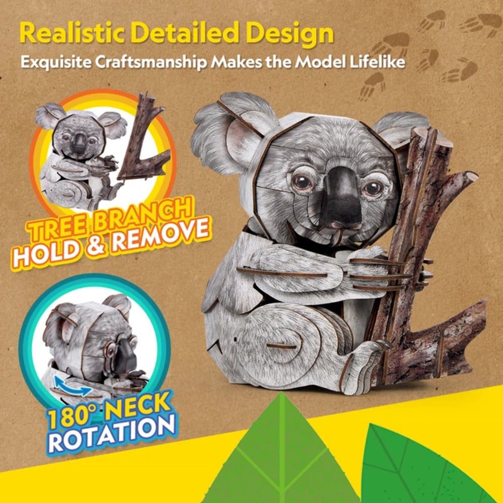 Really Wild Animals Koala 3D Puzzle CubicFun