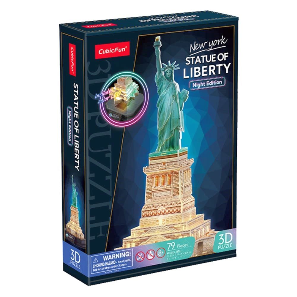 Statue of Liberty Night Edition 3D Puzzle CubicFun