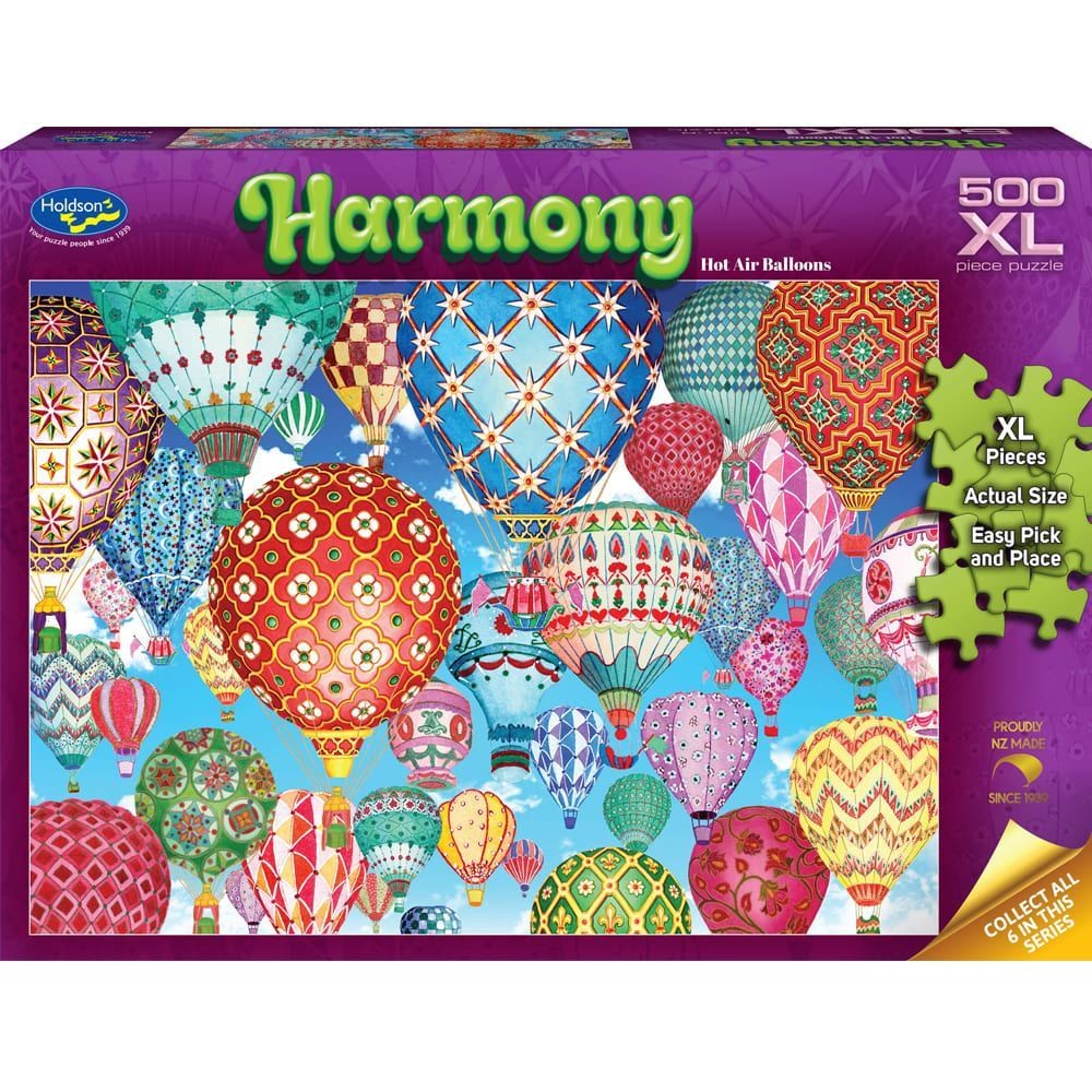 Puzzle - Holdson - Harmony - 500XLpc Puzzle - Hot Air Ballons
