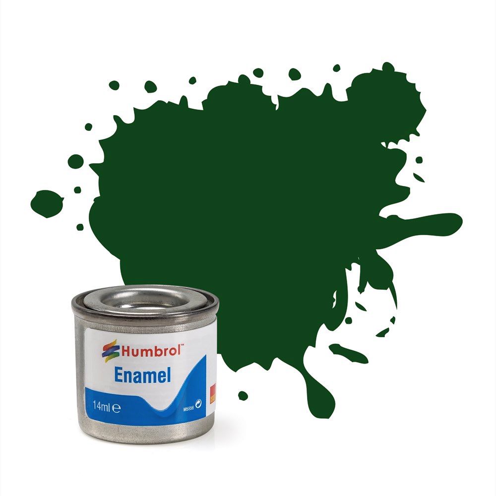 Brunswick Green Gloss Humbrol Enamel Paint 14ml