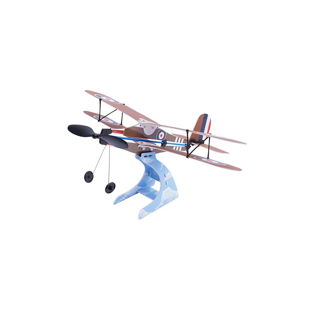Sopwith Camel Rubber Band Powered Model Airplane PlaySTEM