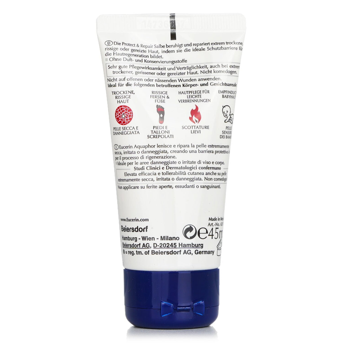 Eucerin - Aquaphor Protect & Repair Salbe - 45ml