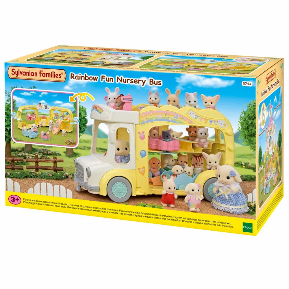 Sylvanian Families Rainbow Fun Nursery Bus