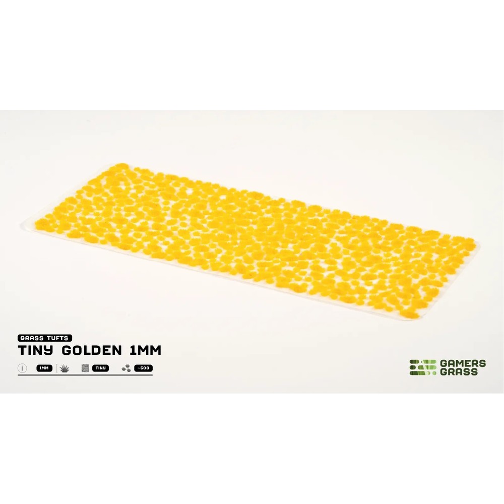 Gamers Grass - Grass Tufts - Tiny Golden 1mm - Miniature Terrain