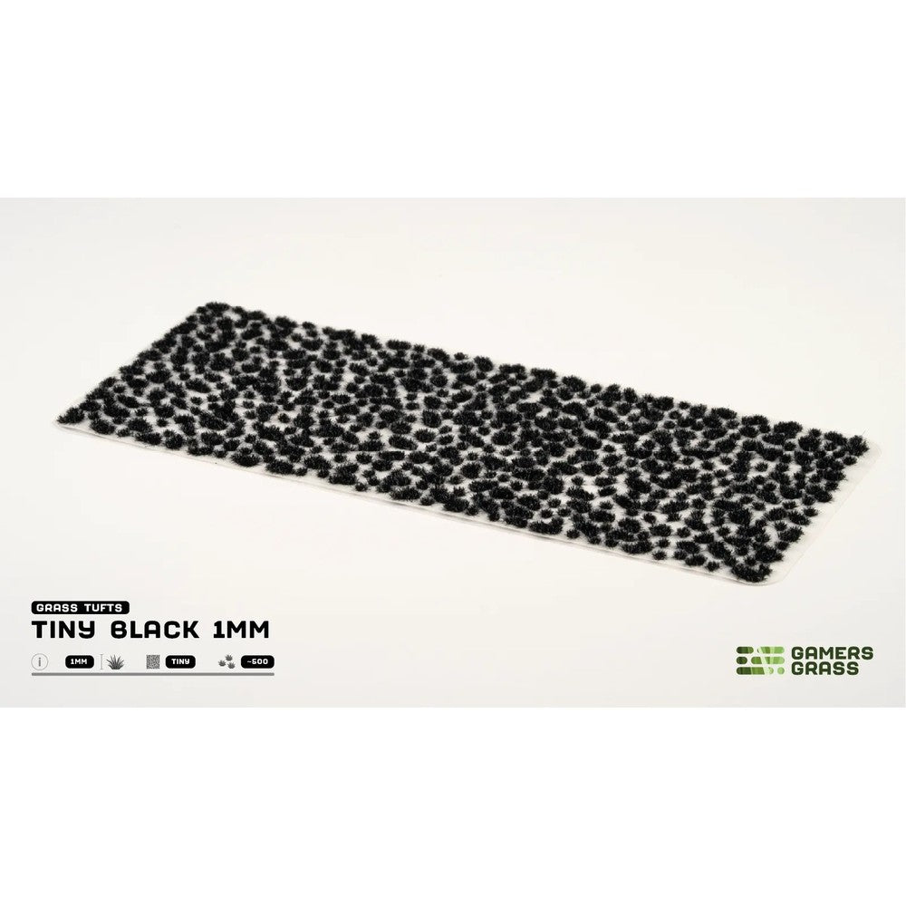 Gamers Grass - Grass Tufts - Tiny Black 1mm - Miniature Figure