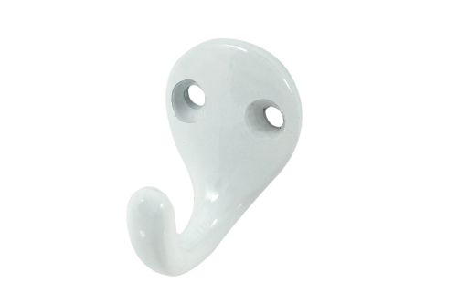 Robe Hook - White Powder Coated