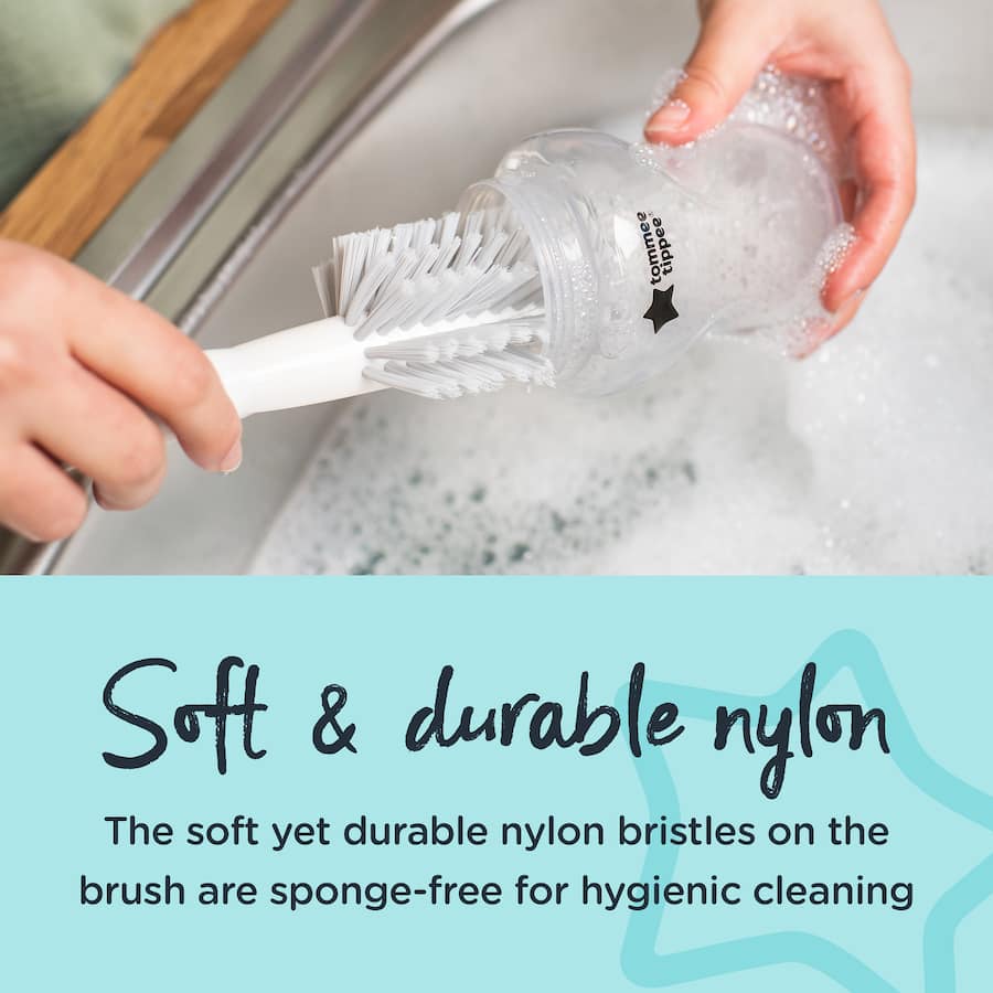 Tommee Tippee Bottle And Teat Brush 2 In 1 Clean 1pack